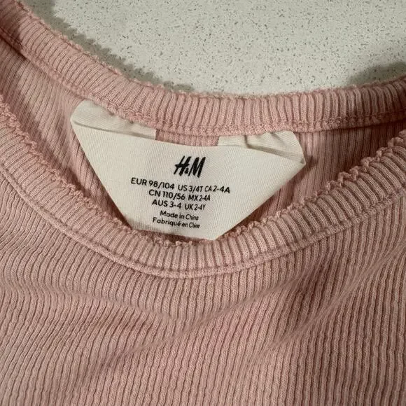 H&M Pink Toddler 3/4T Tulle Dress - Picture 3 of 4